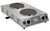 Cadco CDR-2CFB-E 13.5" Watts x 4.13" H x 22.75" D Hea Voltsy Duty Stainless Steel Electric Countertop Portable Hot Plate - 120 Volts