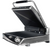 Cadco CPG-BBQ 19" W x 7.5" H x 18" D Black Glass-Ceramic Surfaces Jumbo Single Panini Grill - 208/240 Volts