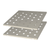 Cadco GGAS-4 Adjustable Shelves With Set Of (2) for Cbc-Gg-B4 Carts
