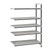 Cambro EXA213072V5480 30" W Gray Polypropylene Camshelving Elements XTRA Stationary Add-On Unit