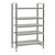 Cambro EXU213064V5480 30" W Gray Polypropylene 5 Shelves Camshelving Elements XTRA Stationary Starter Unit