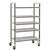 Cambro EXMU244270V5480 42" W Gray Polypropylene 5 Shelves Camshelving Elements XTRA Mobile Unit