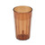 Cambro NT10153 10 Oz. SAN Amber Newport Tumbler - 36/Case