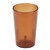 Cambro 950P2153 9.8 Oz. SAN Amber Colorware Tumbler