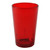 Cambro D8156 8 Oz. SAN Ruby Red Del Mar Tumbler - 36/Case