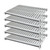 Cambro EXSK2136V5480 36" W Gray Vented Camshelving Elements XTRA Universal Shelf Kit