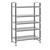 Cambro EXU212484S5480 24" W Gray Polypropylene 5 Shelves Camshelving Elements XTRA Stationary Starter Unit