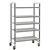 Cambro EXMU213678V5480 36" W Gray Polypropylene 5 Shelves Camshelving Elements XTRA Mobile Unit