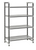 Cambro EXU243684S4480 36" W Gray Polypropylene 4 Shelves Camshelving Elements XTRA Stationary Starter Unit