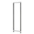 Cambro EXPK2472480 24" W x 72" H Speckled Gray Camshelving Elements XTRA Post Kit