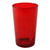 Cambro D12156 12 Oz. SAN Ruby Red Del Mar Tumbler - 36/Case