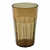 Cambro NT14153 14 Oz. SAN Amber Newport Tumbler - 36/Case