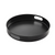 American Metalcraft STB14 14.63" Dia. Black Stainless Steel Round Serving Tray
