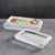 American Metalcraft MWTW17 17.25" L White Wood Rectangular Serving Tray