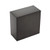 American Metalcraft SSRB4 4" H Black Stainless Steel Square Riser