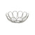 American Metalcraft BLM8 8.12" Dia. Stainless Steel Round Bloom Baskets