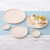 American Metalcraft MWPS9 9" W Wood White Plate