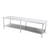 Sapphire Manufacturing SMT-30108S 30" D x 108" W Stainless Steel 18 Gauge Work Table with Undershelf