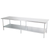 Sapphire Manufacturing SMT-3096G 96" W x 30" D 18 Gauge Galvanized Base Work Table