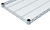 Sapphire Manufacturing SMWCS21-24 24" W x 21" D Chrome Finish Shelf