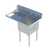 Sapphire Manufacturing SMS-1416L 30.5" W 18 Gauge Galvanized Sink