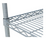 Sapphire Manufacturing SMEP-48GY 48" Gray Epoxy Coated Finish Post for Wire Shelving