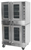 Sapphire Manufacturing SE-CO2D-NG 38" W Stainless Steel Front Natural Gas Double-Deck Sapphire Convection Oven - 108,000 BTU