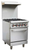 Sapphire Manufacturing SE-RA24-NG 24" W Stainless Steel Front Natural Gas Sapphire Restaurant Range - 151,000 BTU