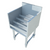 Sapphire Manufacturing SMLDR-18 18" W Stainless Steel 4 Steps Underbar Liquor Bottle Display Unit