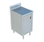 Sapphire Manufacturing SMDCB-3030H 30" W x 30" D 304 Stainless Steel Cabinet Base with Hinged Doors Work Table