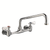 Sapphire Manufacturing TWMF-814 8" Centers 14" Swing Spouts Backsplash and Wall Mount Tap Faucet