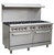 Sapphire Manufacturing SE-RA60-LP 60" W Stainless Steel Front Liquid Propane Sapphire Restaurant Range - 362,000 BTU