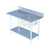 Sapphire Manufacturing SMTPS-2472R 72 16 Gauge Stainless Steel Base Work Table With Prep Sink