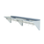 Sapphire Manufacturing SMWP-1536 36" W x 13.75" H x 15" D Stainless Steel 18 Gauge Wall Mounted Overshelf with Pot Rack