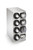 Vollrath K58838 14 1/4" W x 23 3/8" D x 31 5/8" H Stainless Steel Countertop LidSaver3 Cup & Lid and Straw Dispenser Cabinet