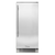 True TUI-15-R-SS-D 14.88" W Stainless Steel Solid Door Self-Contained Refrigeration One-Section Undercounter Ice Machine - 115 Volts