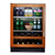 True TBC-24-L-OG-C 23.88” W Black Vinyl Coated Stainless Steel Undercounter Beverage Center – 115 Volts