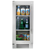 True TUR-15-L-SG-C 14.88" W One-Section Stainless Steel Glass Door Undercounter Refrigerator - 115 Volts