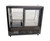 Omcan USA 27155 3.5 Cu. Ft. Black Refrigerated Display Case - 110 Volts 1-Ph