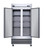Omcan USA 50110 39.5" W Stainless Steel Solid Doors Reach-In Refrigerator - 115 Volts