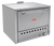 Omcan USA 48082 31.5" W Stainless Steel Natural Gas Countertop Pizza Oven - 32,000 BTU