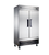 Omcan USA 50111 26.5 Cu. Ft. Stainless Steel 2-Section Reach-In Freezer - 115 Volts