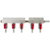 Micro Matic 751-020 Aluminum Five Way Shut Off Gas Distributor Manifold