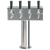 Micro Matic D7744PSS Stainless Steel 4 Chrome-Plated Brass Faucets T Style Draft Beer Tower
