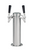 Micro Matic 1689-K 3" Column Stainless Steel 2 Faucets Draft Tower