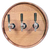 Micro Matic JWOKE-JE 16" Solid Oak No Holes Barrel Head Dispenser