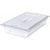 Carlisle 10211U07 StorPlus Universal 20.75" W Clear Polycarbonate Lid Only for Full Size Food Pan