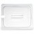 Carlisle 10211U07 StorPlus Universal 20.75" W Clear Polycarbonate Lid Only for Full Size Food Pan
