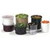 Carlisle 030101 Classic Crock 1.2 Qt. Brown SAN Plastic Round with Snap-On Lid