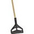 Carlisle 36936500 60" Long Plastic Head Quick-Change Mop Wood Handle